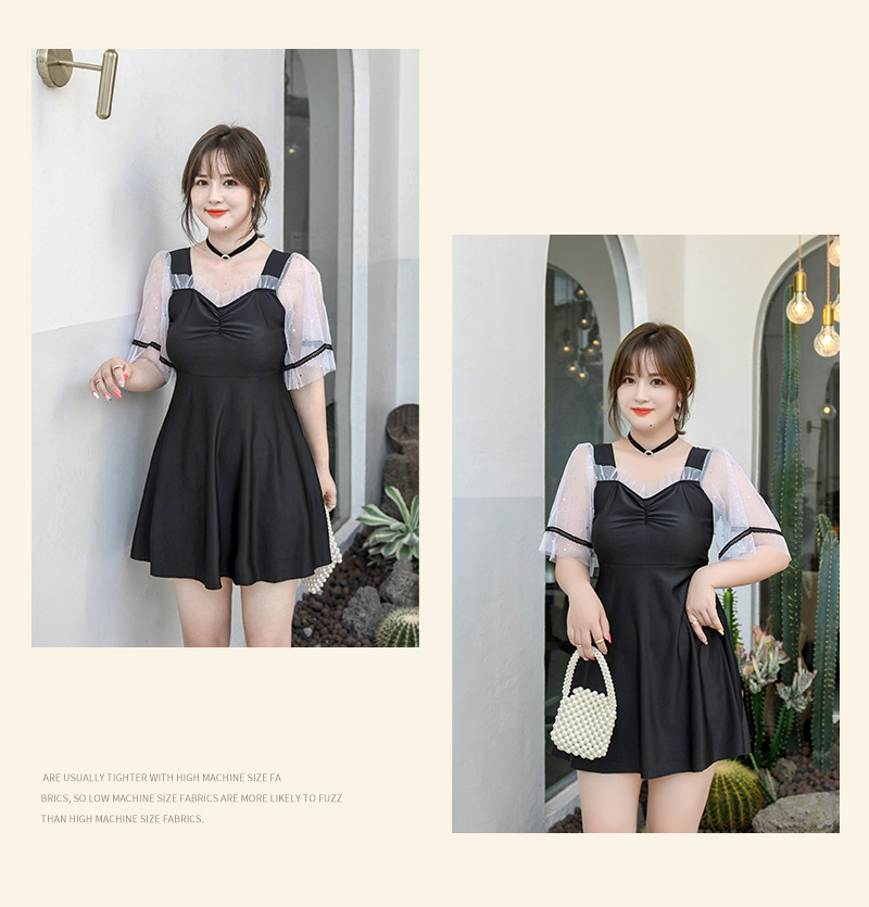 Bộ Đồ Bơi Một Mảnh Phối Lưới Kiểu Hàn Quốc Xinh Xắn Cho Nữ | BigBuy360 - bigbuy360.vn