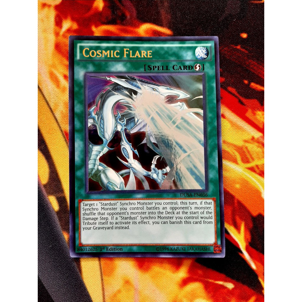 Thẻ Bài Mint90 Yugioh Spell Cosmic Flare - DUSA-EN036 - Ultra