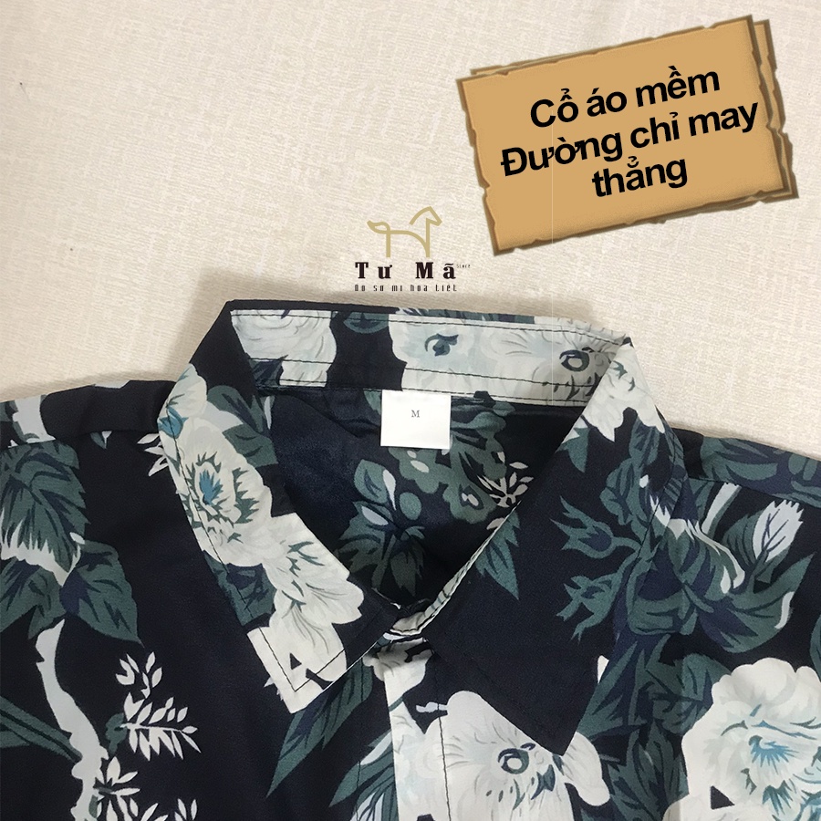 Áo sơ mi họa tiết nam ngắn tay 💝 FREESHIP 💝 áo sơ mi form rộng chất mát thích hợp cho đi làm, đi chơi | BigBuy360 - bigbuy360.vn
