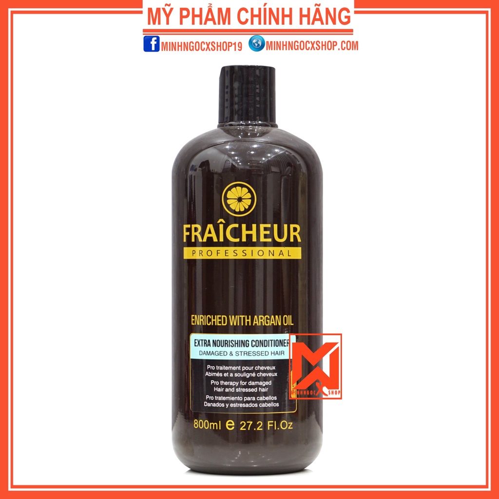 Dầu xả dưỡng sâu FRAICHEUR EXTRA NOURISHING 800ml chính hãng