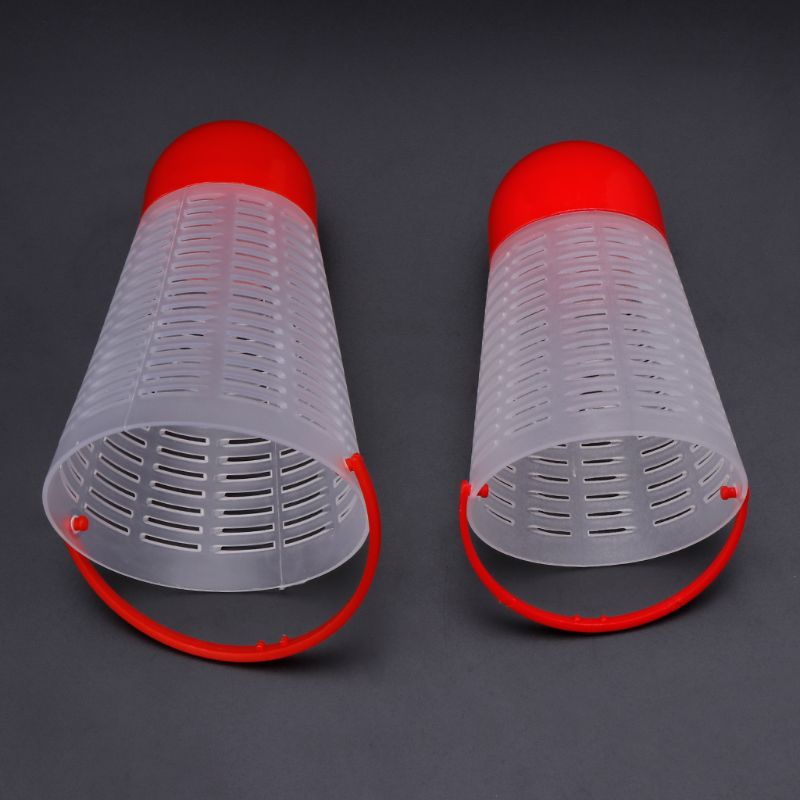 Lồng Nhựa Rỗng Đựng Mồi Câu Cá Hình Quả Cầu Lông Mới