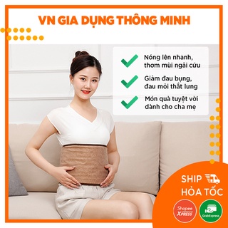 [CÓ SẴN - BH 6 THÁNG] Đai lưng bụng ngải cứu Đông y Trung Quốc quấn bụng bằng ngải cứu Món quà hàng có sẵn ship ngay