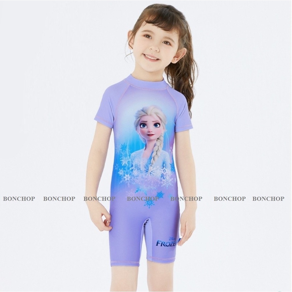 Đồ Bơi Liền Thân Cho Bé gái In hình Elsa  - Trang 25 Kids - SM01