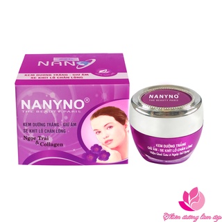 Kem dưỡng trắng, Giữ ẩm, Se khít lỗ chân lông Ngọc Trai và Collagen NANYNO - 22g