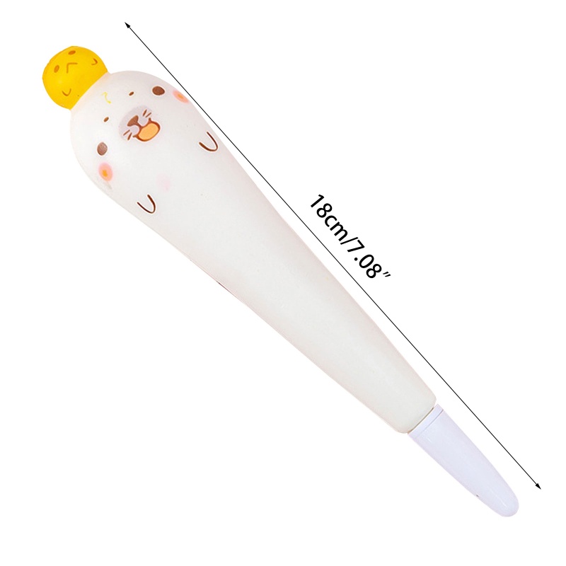 Bút Mực Gel Mềm Mại Kiểu Dáng Hoạt Hình Vui Nhộn Cho Học Sinh