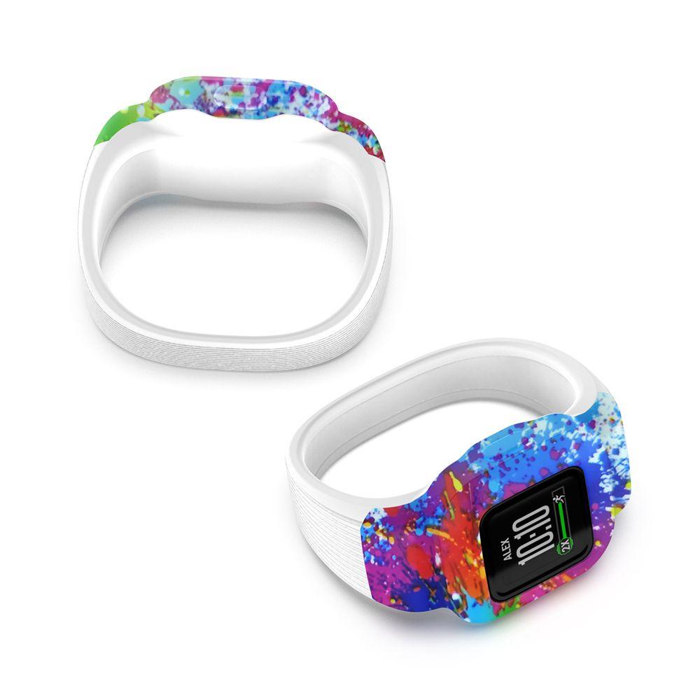 BTLIMER Dây Đeo Thay Thế Chất Liệu Silicon Màu Trơn Cho Garmin Vivofit JR 3 GarminFit JR3