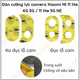 Cường lực camera xiaomi mi 11 lite 4g / mi 11 lite 5g/ mi 11 lite 5g ne siêu bền