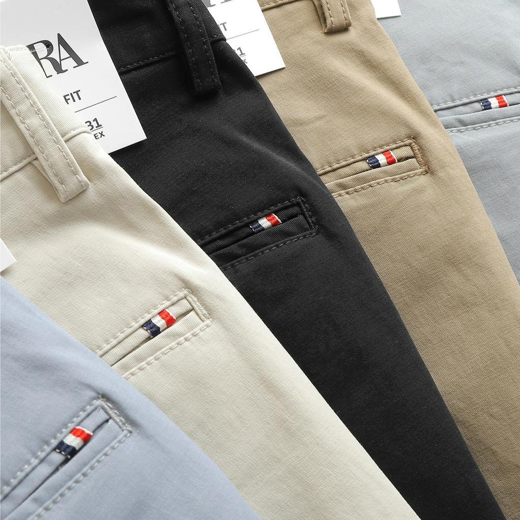 Quần dài nam chất liệu kaki thun co giãn, form slim fit tôn dáng QD979