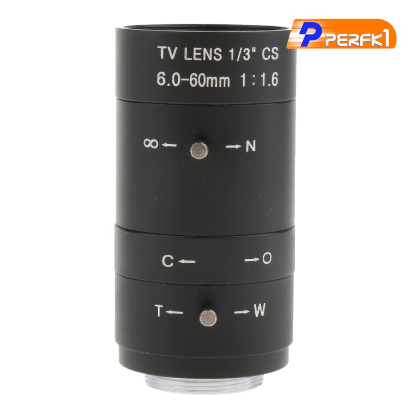 Giá Đỡ Ống Kính 6mm - 60mm 1 / 3 &quot;F1.6 Cho Máy Quay An Ninh Cctv