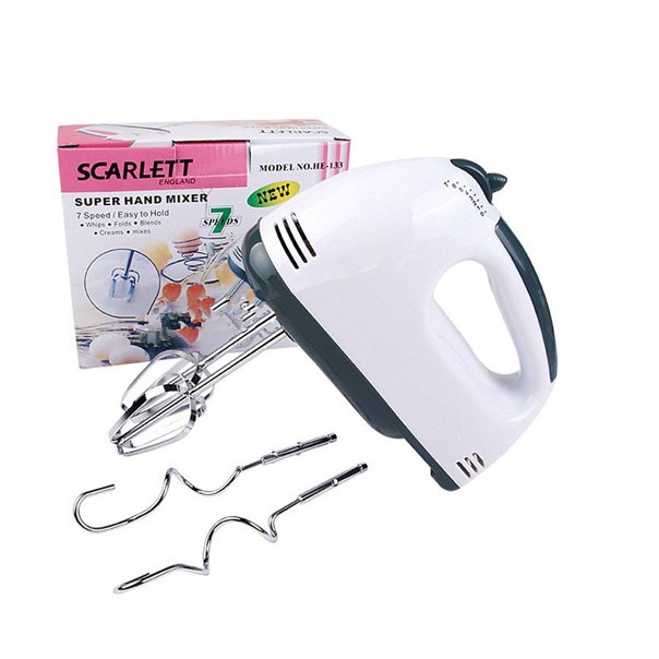 Máy Đánh Trứng ( Máy trộn bột ) Cầm Tay 7 Tốc Độ Công Suất 180W