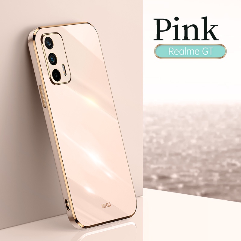 Ốp điện thoại khung vuông chống rơi cho Realme Q2 Q3 Pro Q3i GT Q3i 5G 4G