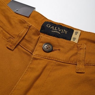 Quần short nam Galvin chất cotton kaki co giãn phối cạp màu form đẹp QSGV24 - Leo Vatino | BigBuy360 - bigbuy360.vn