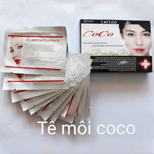 Miếng dán môi Coco DCPX-NTA  Hình Cô Gái Chuyên Dùng Phun Xăm Thẩm Mỹ