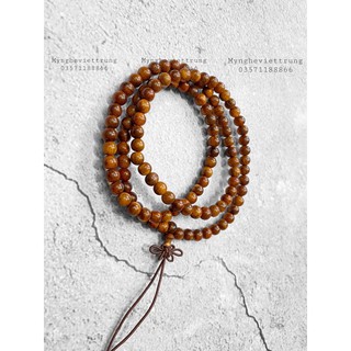 Vòng tay 108 hạt, vòng tay gỗ sưa cỡ 6mm