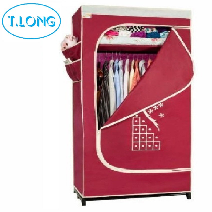 { NÊN DÙNG } Tủ Vải Thanh Long 06 TVAI 06 Kích thước: 75 x 46 x 158 (cm) Lớp vỏ áo bằng vải không dệt bền đẹp dễ sử dụng