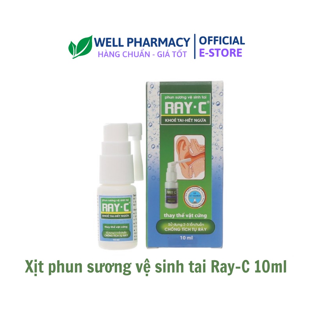 RAY C- PHUN SƯƠNG VỆ SINH TAI