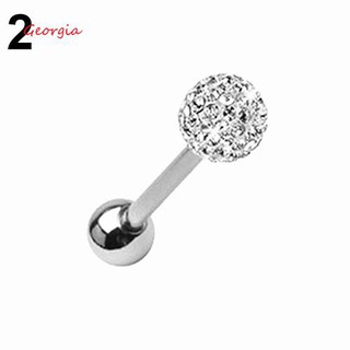 Khuyên lưỡi đính đá thời trang cho nữ