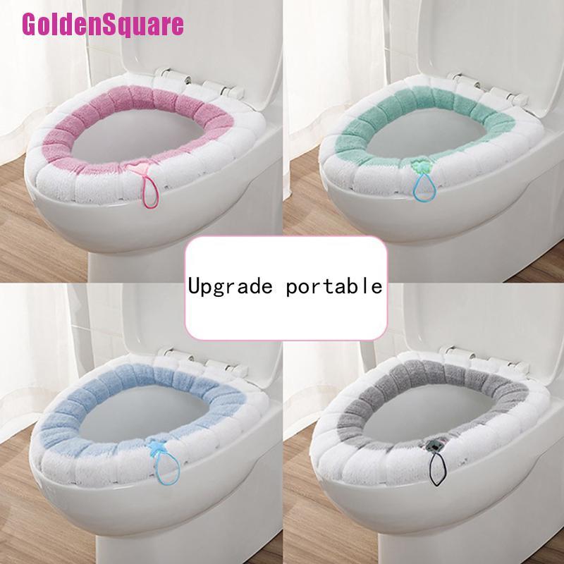 Vỏ Bọc Bệ Ngồi Toilet Giữ Ấm Mùa Đông Giặt Được Tiện Lợi