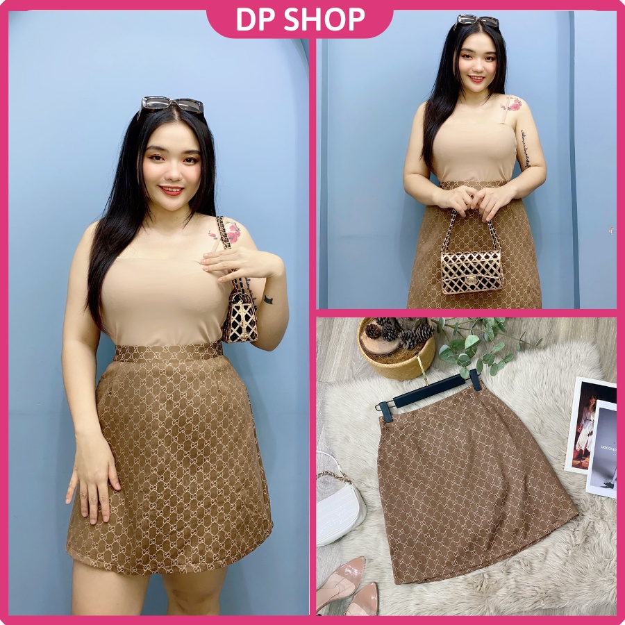 Quần Giả Váy Nữ BIGSIZE From A Họa Tiết Thiết Kế Cao Cấp (50-90Kg) DP0044 - DP Shop