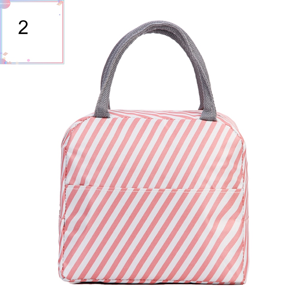 Dove Túi Vải Oxford Đựng Hộp Cơm Trưa Cách Nhiệt Chống Thấm Nước Họa Tiết Hoạt Hình