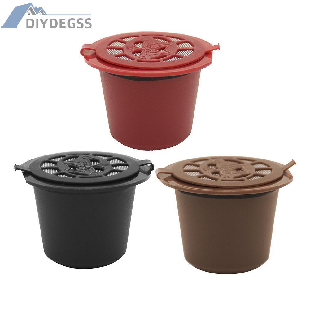 Diydegss2 Reusable Refill Coffee Capsule Filter Shell for Nespresso Coffee Machine