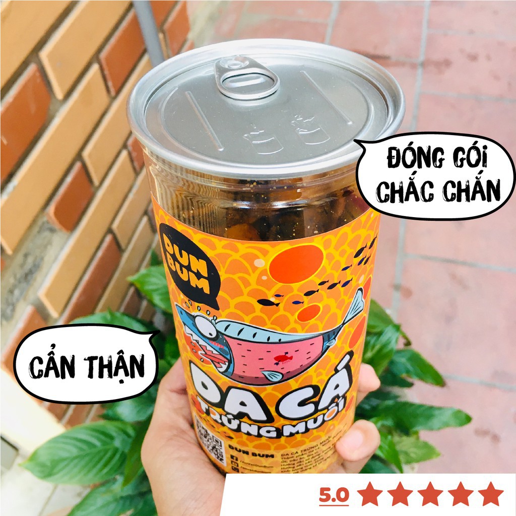 [Mã 77FMCGSALE1 giảm 10% đơn 250K] Da cá trứng muối DumBum 250g đồ ăn vặt Sài Gòn vừa ngon vừa rẻ | BigBuy360 - bigbuy360.vn