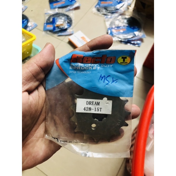 Sên nhông dĩa MSX Recto nhập khẩu Thái Lan,Sên vàng 9 li