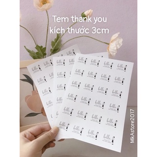 Set 8 Tờ THANK YOU