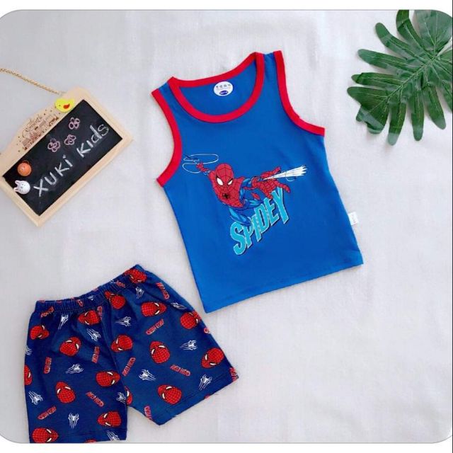 #Bộ đồ thun ba lỗ bé trai# Bộ đồ cotton ba lỗ bé trai#