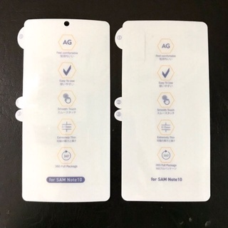 Dán dẻo PPF Samsung Note 10, Note 10 Plus nhám chống bám vân tay.
