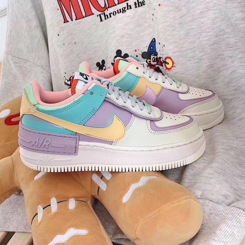 [🎁 FULL BOX] Giày ɴɪᴋᴇ Shadow, ɴɪᴋᴇ 7 màu, AF1 shadow 7 màu Nữ ❤️cầu vồng CỰC HOT 2021 | BigBuy360 - bigbuy360.vn