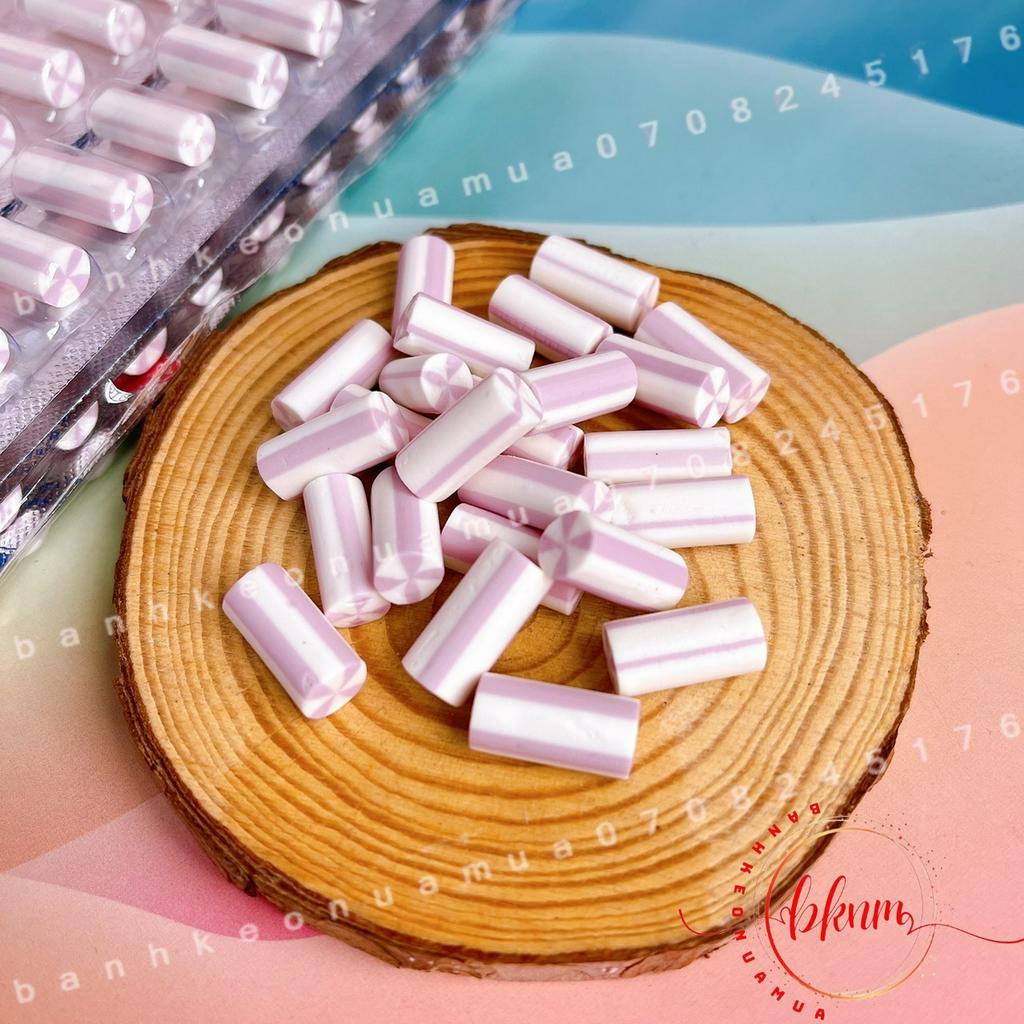 Combo 5 dây kẹo dẻo sữa khoai môn Hongkong dây 20 viên 12gam