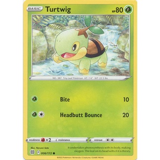 Thẻ Bài Pokemon Turtwig - 6/172 - Common