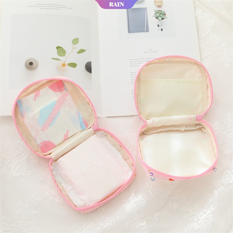 SANRIO Túi Đựng Đồ Vệ Sinh Cá Nhân Họa Tiết Hoạt Hình Cho Nữ