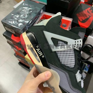 Giày Air Jordan 4 x Off-White "Bred" (Best Quality)