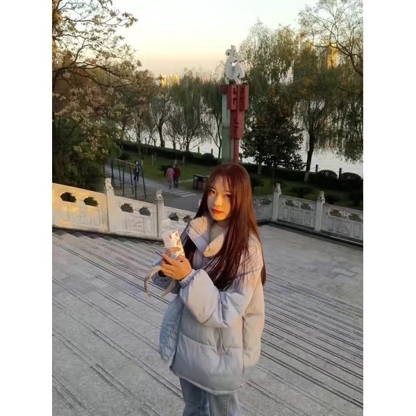 ẢNH THẬT Áo phao phong cách Hàn