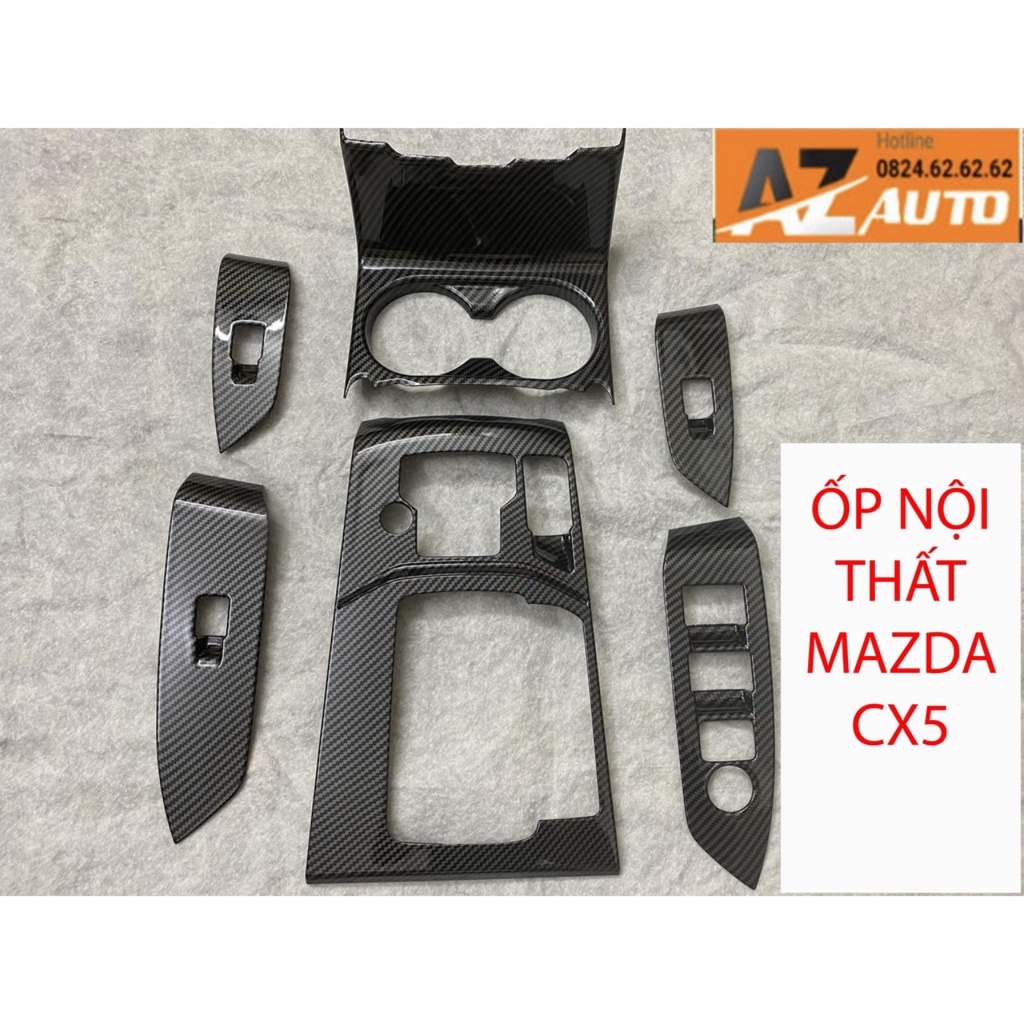 Ốp nội thất Mazda CX5 2018-2022 , Vân gỗ cao cấp