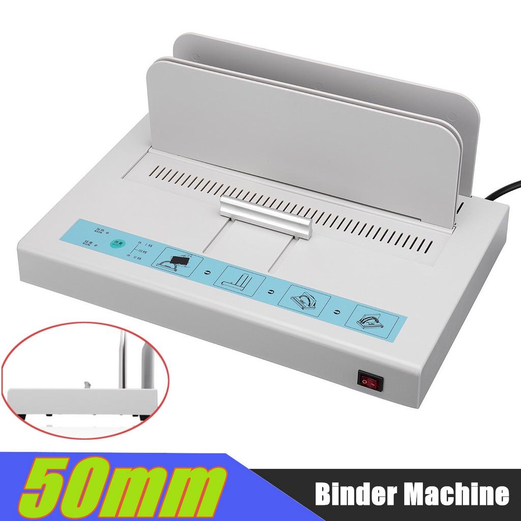 Máy đóng sách nóng chảy tự động a4 sách giấy tờ phong bì chất kết dính 50mm 220v