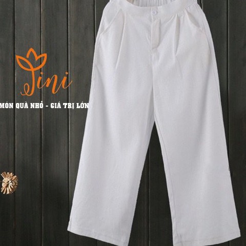 Quần Đũi Ống Suông  Đẹp - Quần Công Sở Nữ Dáng Dài Lưng Cao Chất Đũi Cao Cấp (Dài 90cm) Siêu Mát Và Nhẹ | BigBuy360 - bigbuy360.vn