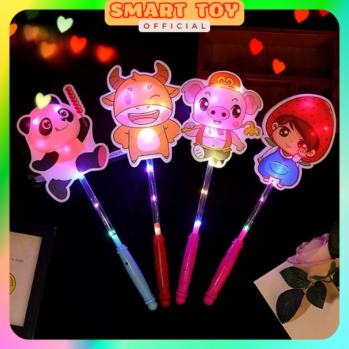 Đồ chơi đèn lồng trung thu phát sáng cho bé, gậy phát sáng trung thu nhiều hình dễ thương cho bé