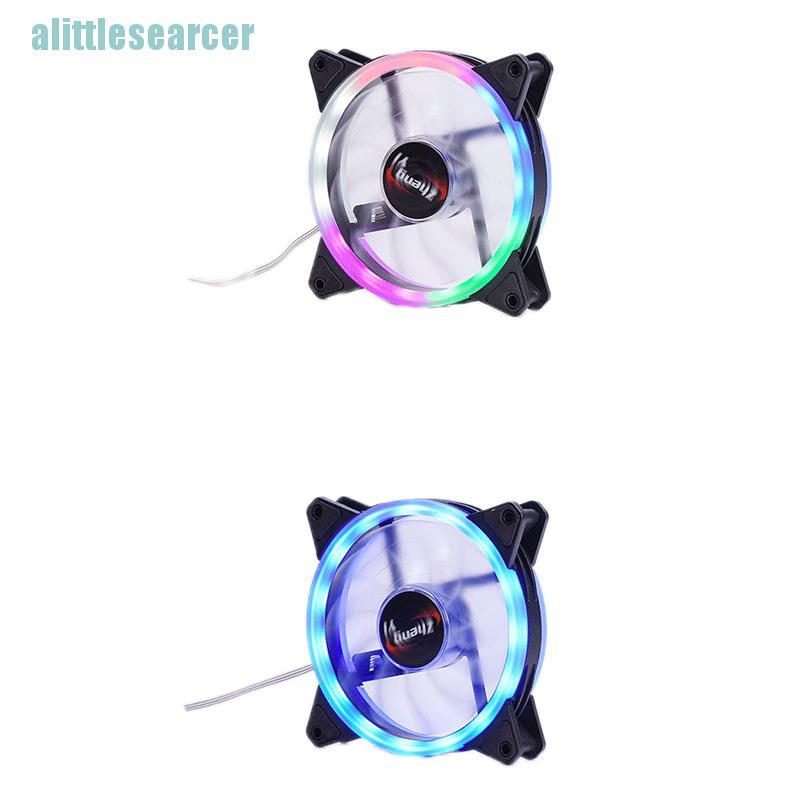 Quạt Tản Nhiệt Không Chổi Than Đèn LED RGB 12cm DC 12V Cho Máy Tính