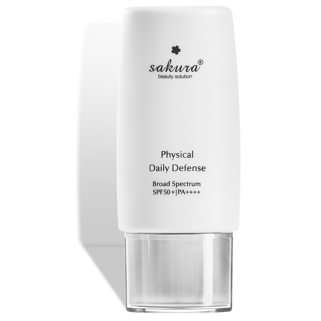 Kem chống nắng SAKURA PHYSICAL DAILY DEFENSE 60G SPF 50+ PA++++