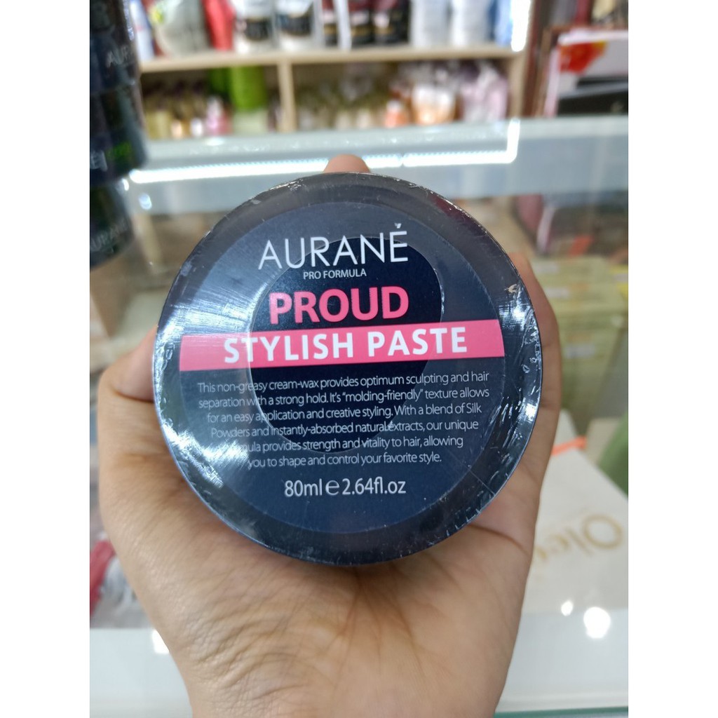 Sáp Vuốt Tóc Aurane Proud Stylish Paste Đỏ 80ml - Tạo Kiểu Tóc