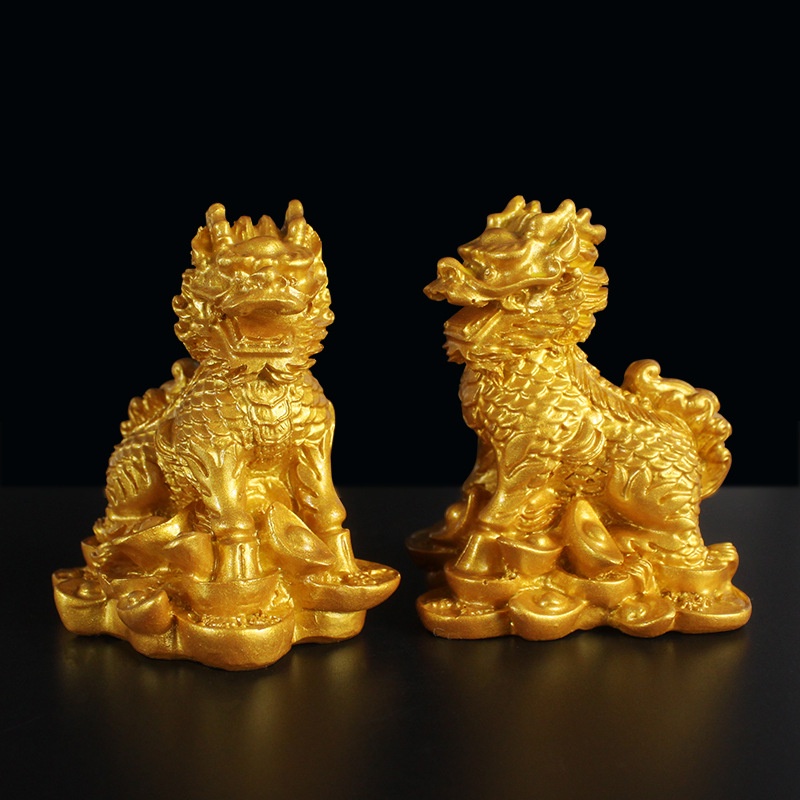 Bộ 2 Tượng May Mắn Dùng Để Trang Trí