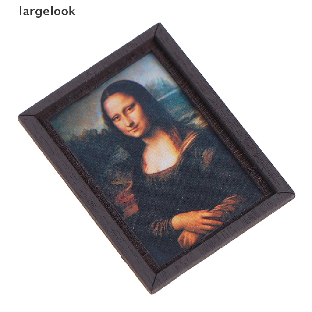 [Lớnlook] Khung Ảnh Sơn Dầu Trang Trí Nội Thất Nhà Búp Bê ♨Nóng Bỏng