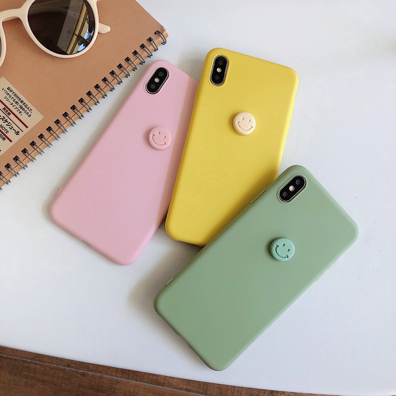 Ốp Lưng Silicone Mềm Hình Mặt Cười 3d Cho Realme C17 7i 7 Pro Narzo 20 Pro Oppo A15S A31 A9 A5 2020 A71 A71K A15 A59 F1S | BigBuy360 - bigbuy360.vn