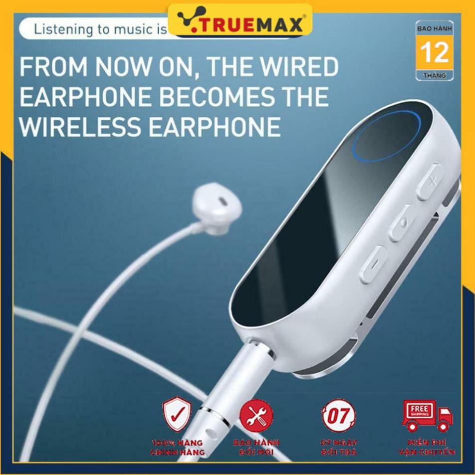 Bộ Bluetooth Receiver Baseus BA02 Wireless Adapter (Audio Bluetooth V5.0 Receiver to Jack 3.5mm, for Earphone / Speaker)