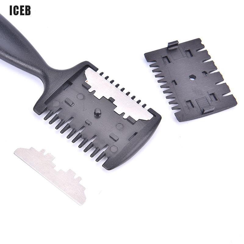 Lược Chải Tóc Hai Mặt Kèm Dao Cạo Tiện Dụng