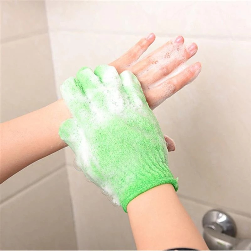 Găng tay tắm massage tẩy tế bào chết làm sạch sâu cho làn da tiện dụng