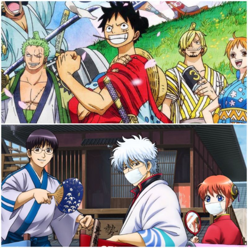 One Piece lẻ tập 78, Gintama lẻ tập 22, 23, 25, 36